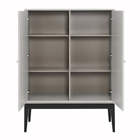Rozele Accent Cabinet, Cool Grey
