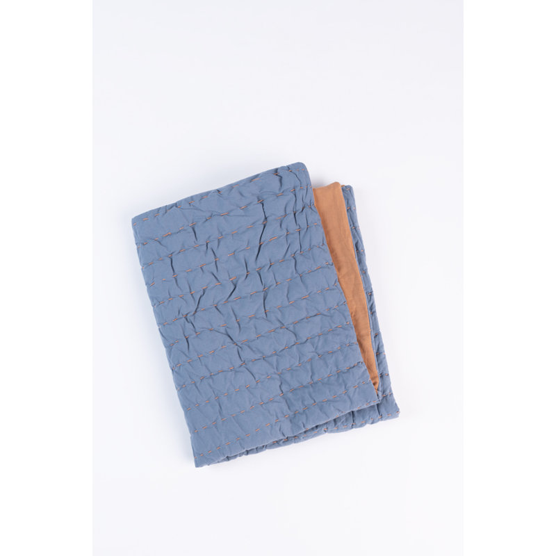 Twain Quilt, Queen Quilt, Brick/Charcoal