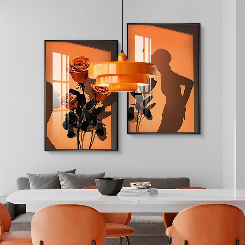 Epone 0 - Light Pendant, Orange