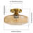 9.84-In Semi Flush Mount Ceiling Light -1645829692-1645829695