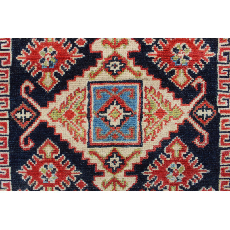 Aquino One-of-a-Kind 5'11" X 8'8" Wool Area Rug in Red