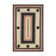 Levetta Braided Jute Reversible Cranberry/Black/Tan Rug