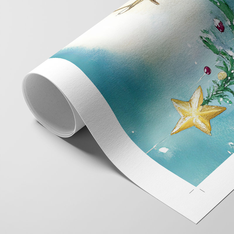 Christmas Holiday Art DCCLIV - Impression sur toile seulement - NON-CADRE