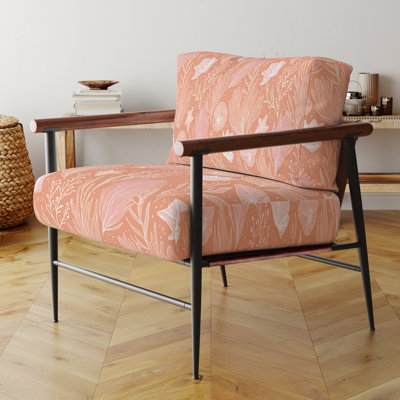 Chaise d'appoint abstraite - coquillage blanc coral beach