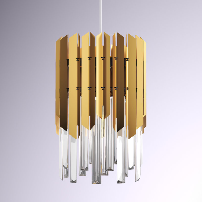 Oviedo 1 - Light Gold Unique/Statement Pendant