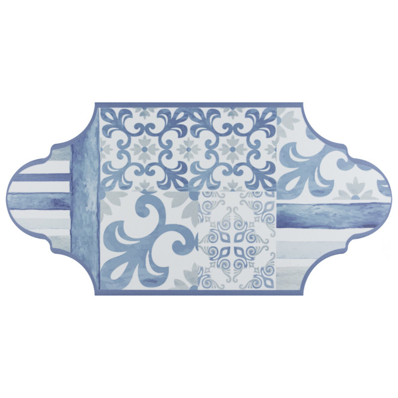 Royal Garden Provenzal 6" x 13" Porcelain Patterned Wall & Floor Tile