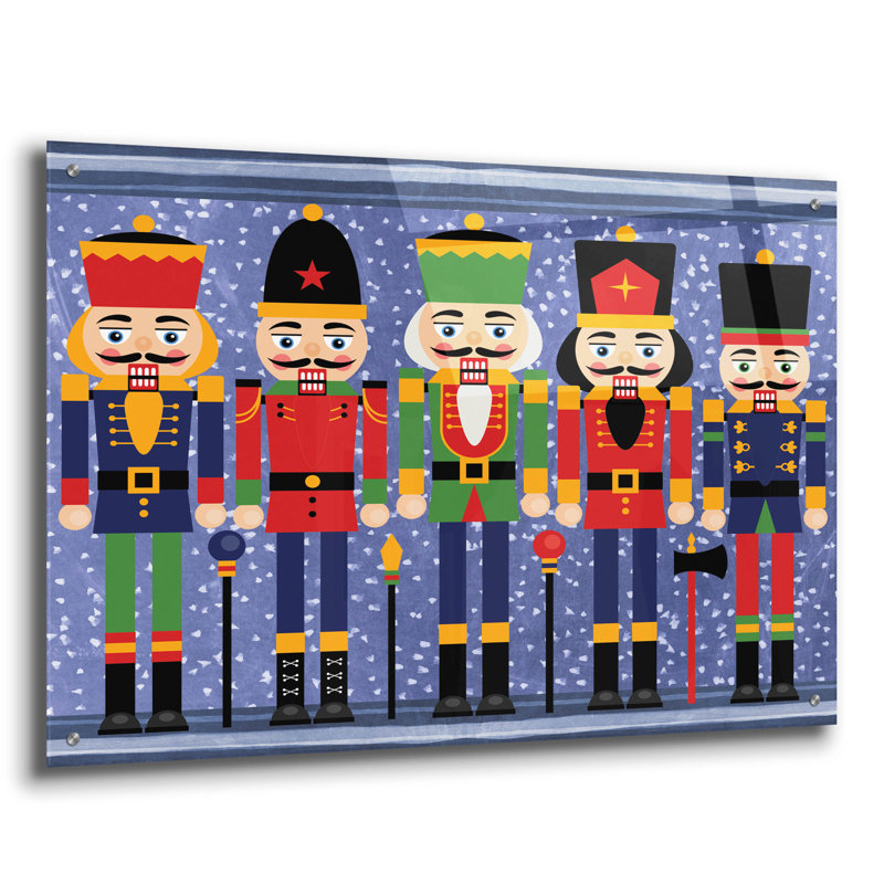 «Nutcracker» par Erin Clark, art mural en verre acrylique, H 24 po x l 36 po x P 0,2 po