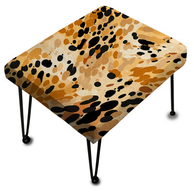 Juell - Animal Print Rectangle Ottoman