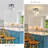 Modern Semi Flush Mount Ceiling Light,3-Light Crystal Close To Ceiling Light Fixtures,Kitchen Light Fixtures With Clear Crystal Shade,Hallway Light Fixtures For Hallway Bedroom Bathroom-1334216348