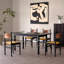French retro white wax wood dining table-106387458