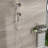 Dual Shower Head With 4.7" Showerhead, Hand Shower, 8, , Slide Bar Multi Function Kit Head, 8 Adjustable-122420132