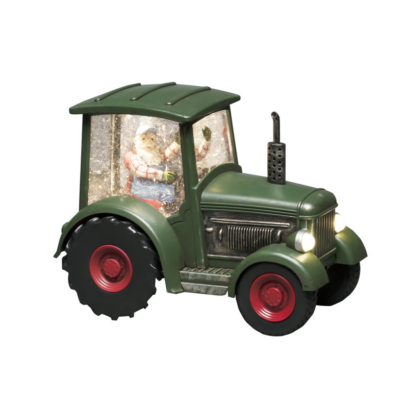 Water Lantern Tractor with Old Man Battery Operated with Timer