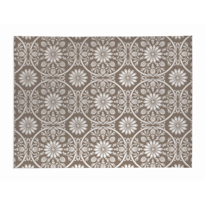 Daisy Tile Geometric Floral Decorative Lightweight Office Mat