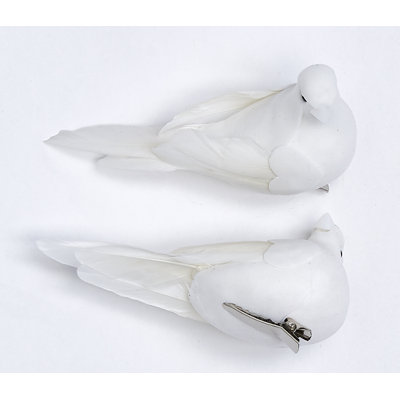 Colombe à plumes 3"