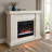 44.5"W Electric Fireplace & Mantel Package-1898120637