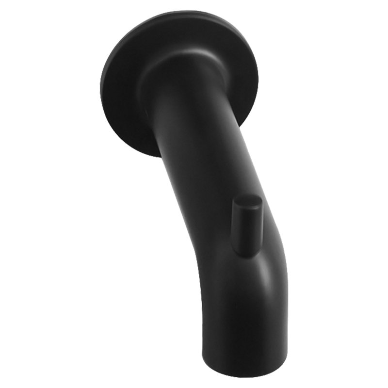 Studio S Wall Tub Spout with Diverter, Matte Black