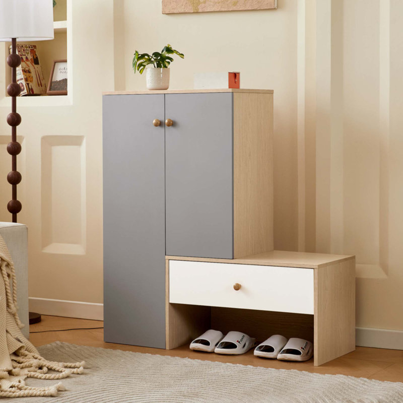 12 Pair Shoe Storage Organizer With Bench