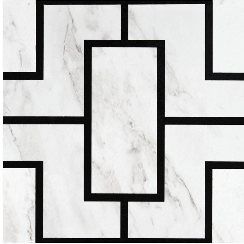 Retro Self Adhesive 12" x 12" x 1.5mm Luxury Vinyl Tile, Affinity