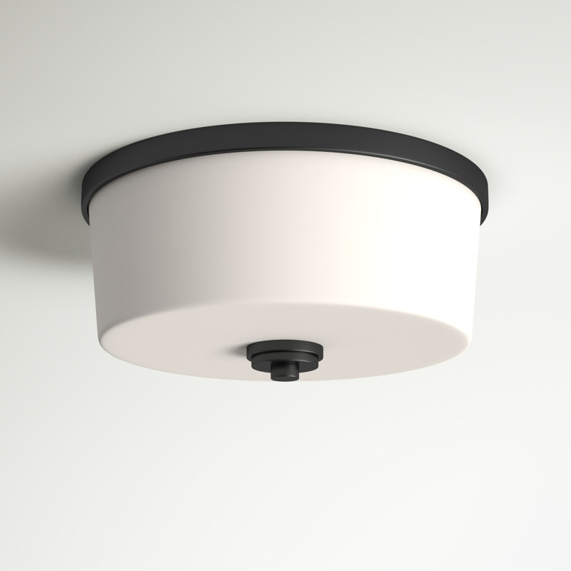 Plafonnier encastré cylindrique simple à 3 lumières 14 po Fancher