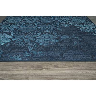 Tapis bleu sarcelle Goutier Wadsworth