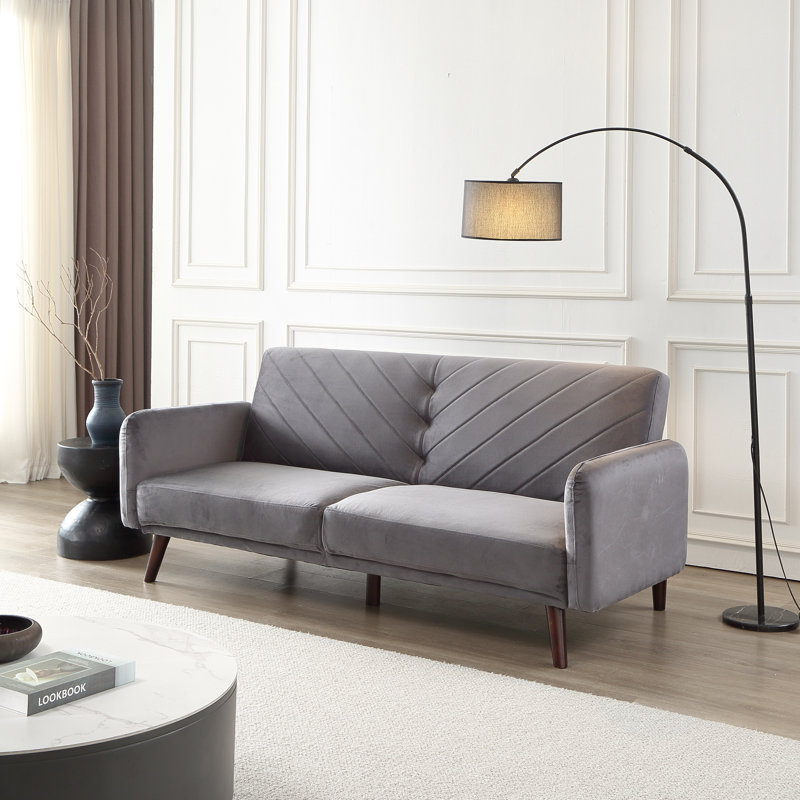 Siglinde 3 Seater Velvet Sofa Bed