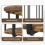  Side Table Set 2 Pcs Artisan Oak And Black 50 X 50 X 50.5 Cm-16308813