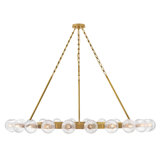 Coco 24 - Light Steel Dimmable Wagon Wheel Chandelier