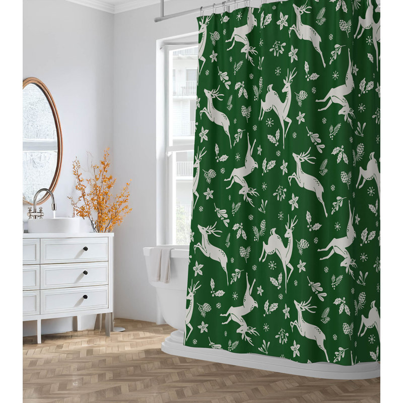 Rideau de douche léger, Vert