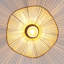 1- Light Rattan Flush Mount