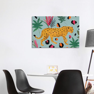 «Walking Cheetah II» par Isabelle Z - impression d'art graphique