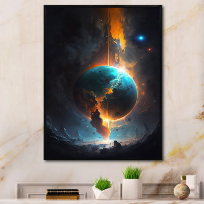 «Latricia Deep Space Planet Fusion V», reproduction sur toile