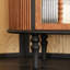 French minimalist vintage storage TV stand