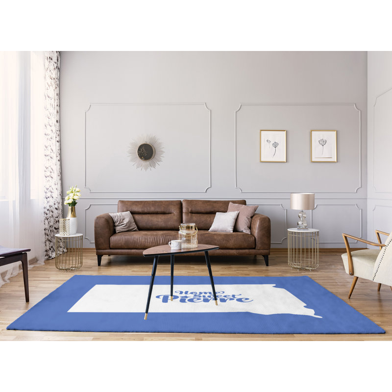 Tapis en poly-chenille pierre south dakota, Rectangle 8 pi x 10 pi