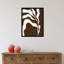 Erminia rétro Matisse inspiré abstrait botanique 2 brun - reproduction de cadre photo-969237000-969236999