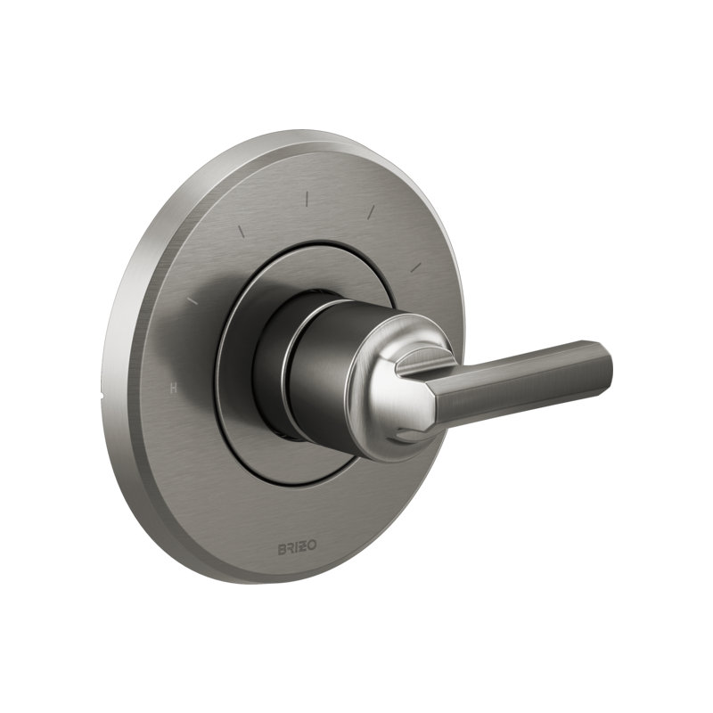 Levoir® Sensori® Thermostatic Valve Trim, Lever, Luxe Steel