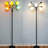 Medusa 74 in. Modern 5-Light Height Adjustable Gooseneck LED Floor Lamp with 5 Cone Shades-62954059