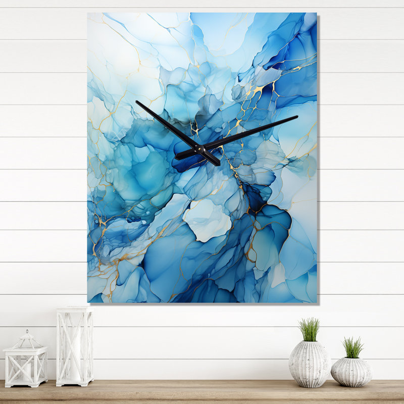 Horloge murale Kyran - Glacier, Petit