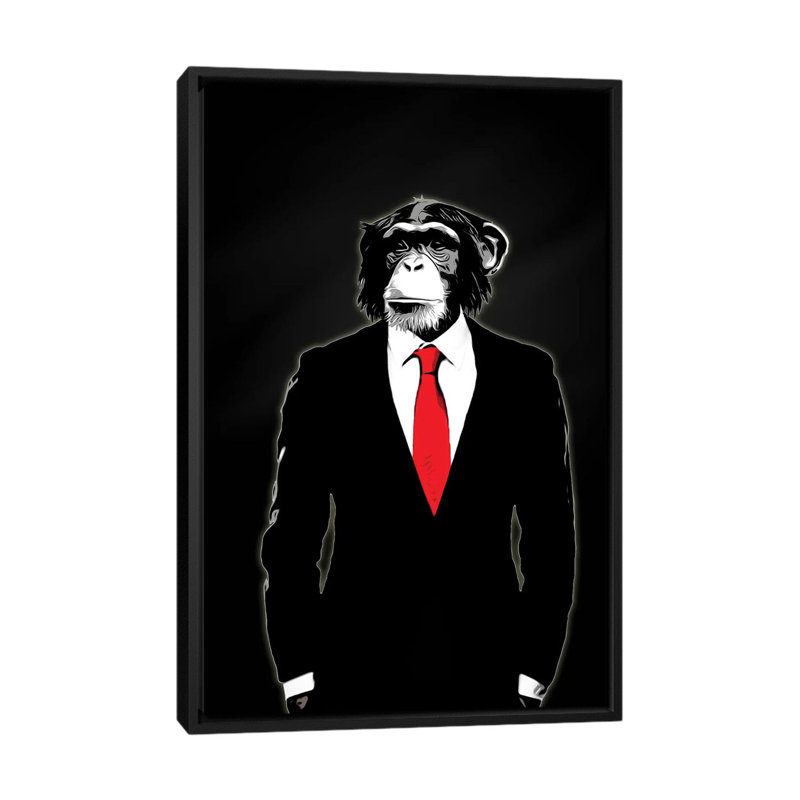 Domestique, reproduction d'art graphique sur toile, H 26 po x l 18 po x P 1,5 po, Toile avec cadre noir, Pas de tapis
