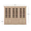 Boyette 240 cm H x 300 cm W Library Bookcase