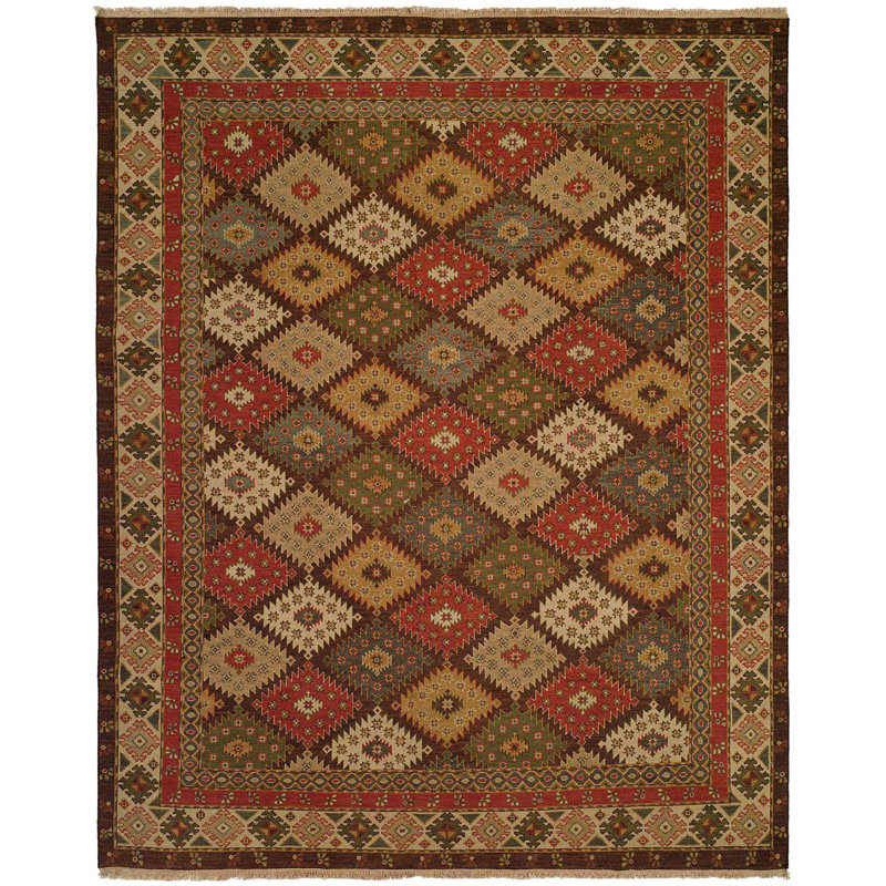 Wool Area Rug, Rectangle 10' x 14'