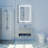 48X36inch LED Bathroom Mirror,3000-6000K Gradient Front And Backlit LED Mirror For Bathroom,3Colors Dimmable,IP54 Enhanced Anti-Fog,Hanging Plates Wall Mount Lighted Mirror(Only Mirrors, Not Cabinets)