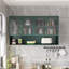Armoire murale en verre à quatre portes pour la cuisine et le salon-704102614