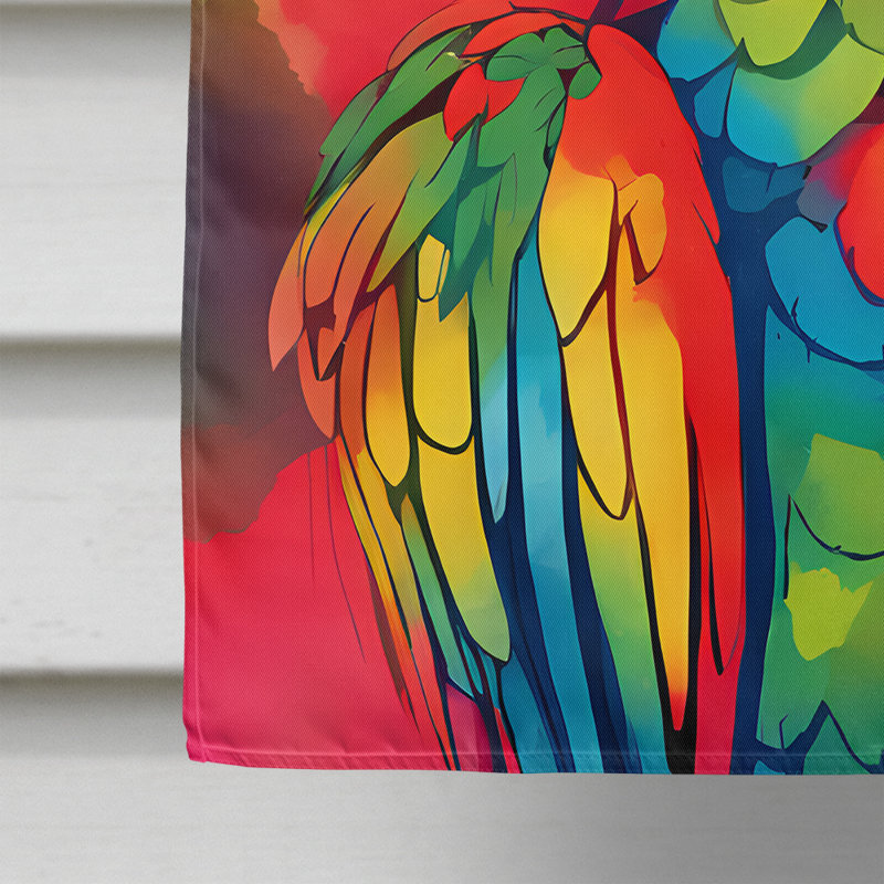 Drapeau de maison de perroquet hippie
