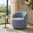Teddy Fabric Swivel Accent Armchair Barrel Chair-2079289088