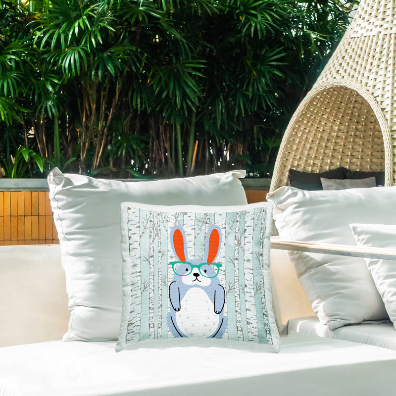 Housse et insert de coussin décoratif en polyester pour intérieur / extérieur Kim Allen