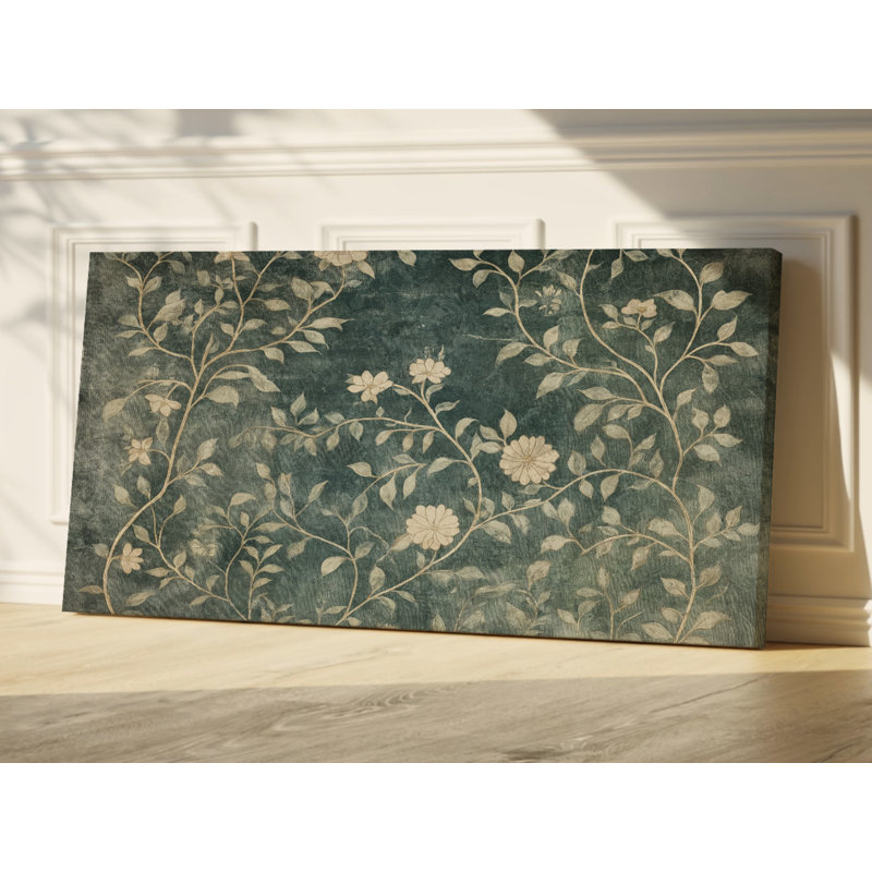 Art mural sur toile très grand William Morris - impression florale Moody, H 36 po x l 72 po x P 1,5 po