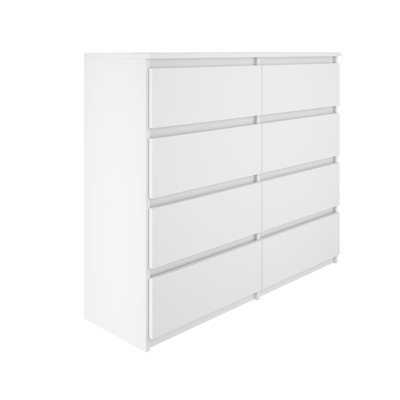 Rollet 120 cm W Chest of 8 Drawers