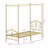 Turkay Metal Canopy Bed Frame-1203360076-1203314993