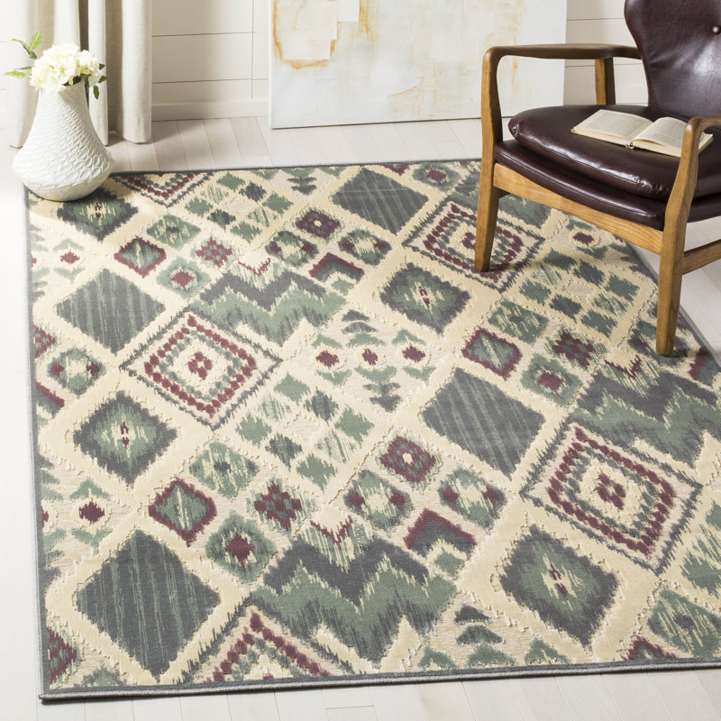 Tapis ikat Braswell Performance, Rectangle 5 pi 3 po x 7 pi 6 po