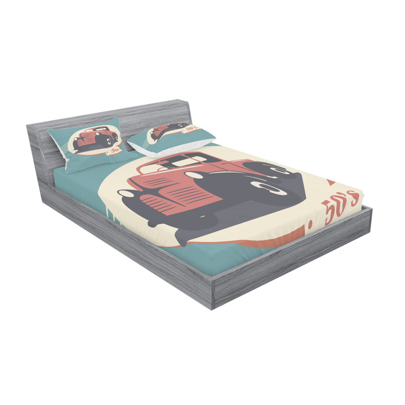 Microfiber Sheet Set, Full Sheet Set with Fitted Sheet